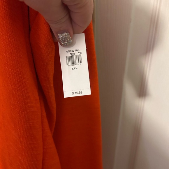 NWOT Old Navy Size XXL Orange Women's Hoodie and Shorts Set - Picture 2 of 8